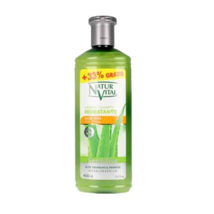 naturvital sensitive aloe vera moisturizing shampoo 400ml